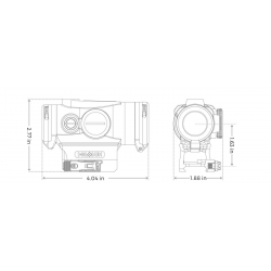 Коллиматор Holosun HE530C-RD, красная марка