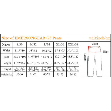 Тактические штаны EmersonGear G3 Combat Pants LONG TYPE, цвет Woodland