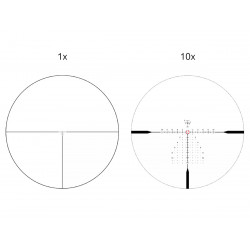 Прицел оптический Vector Optics Continental 34mm ED 1-10x28 FFP, VET-CTR (MIL)