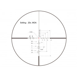 Оптический прицел Vector Optics Continental Hunting ED 3-24x56, SF, VECON-CDM (MOA)