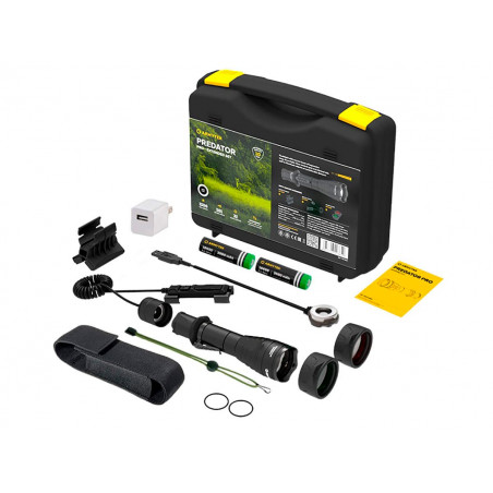 Фонарь с комплектом Armytek Predator Pro Magnet USB Extended Set Warm