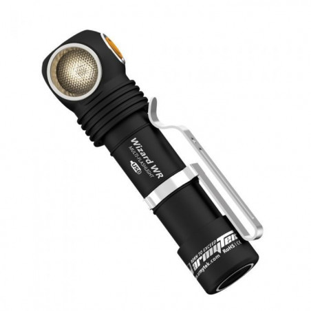 Налобный фонарь "Wizard C2 WR Magnet USB" белый/красный свет, крепление на клипсу/магнит/оголовье