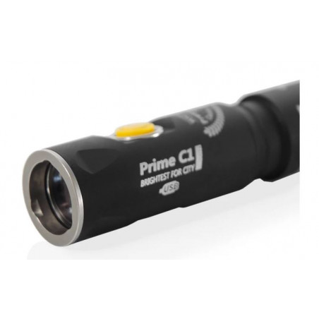 Ручной фонарь "Prime C1 Pro Magnet USB " тёплый свет, крепление на клипсу/магнит