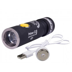 Ручной фонарь "Prime C1 Pro Magnet USB " тёплый свет, крепление на клипсу/магнит