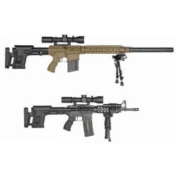 Регулируемый приклад "RAPS" для AR-15/AR-10 с трубой Carbine(Mil-Spec)/Rifle