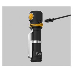 Налобный фонарь "Elf C2 Micro USB" белый свет, крепление к оголовью/на магнит/клипсу