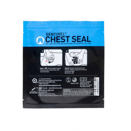 Окклюзионный (нагрудный) пластырь с клапаном Sentinel Chest Seal (США)