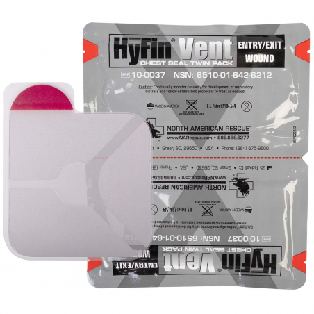 Окклюзионный пластырь HyFin Vent Chest Seal Twin Pack (набор 2 шт)