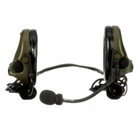 Активные защитные наушники "ComTac V" Headset Neckband, DualDL, B-Band, шумоподавление (NRR) 22 dB, олива