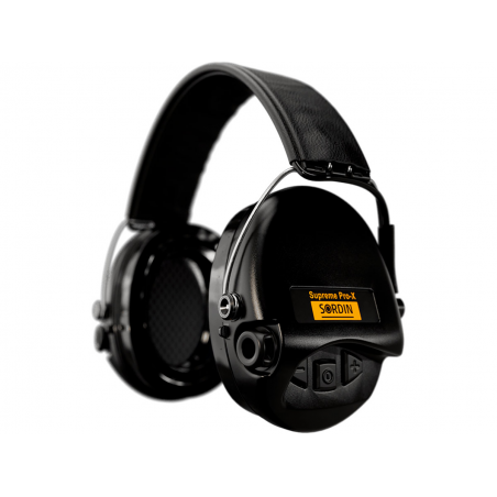 Наушники активные Sordin (MSA) Supreme Pro-X LED Headband Black GEL, SNR 25dB/NRR 19dB