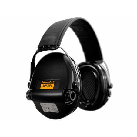 Наушники активные Sordin (MSA) Supreme Pro-X LED Headband Black GEL, SNR 25dB/NRR 19dB