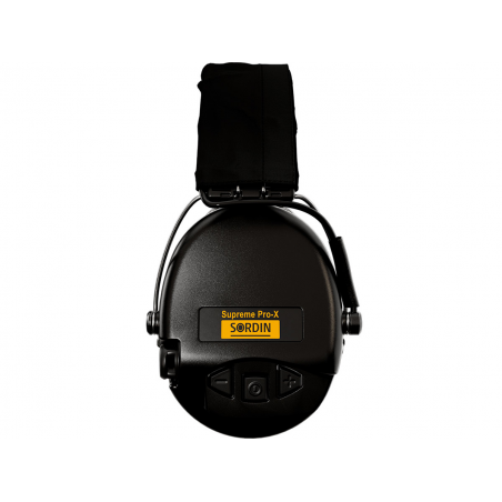 Наушники активные Sordin (MSA) Supreme Pro-X LED Headband Black GEL, SNR 25dB/NRR 19dB