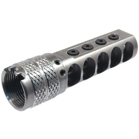 Реактивный ДТК "Ridge LAC0143" кал.5.45/.223, резьба M24x1,5 для АК/Сайга исп.30 (титан)