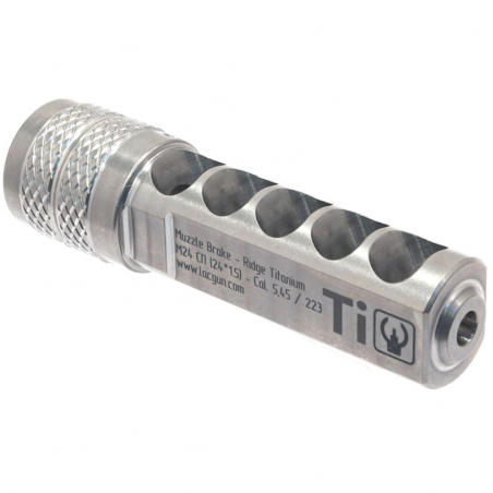 Реактивный ДТК "Ridge LAC0143" кал.5.45/.223, резьба M24x1,5 для АК/Сайга исп.30 (титан)