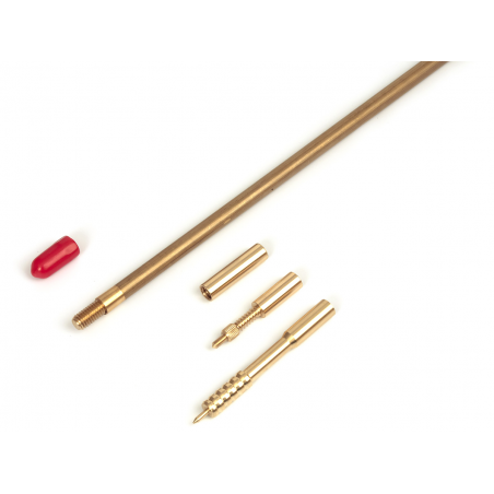 Шомпол ЧИСТОGUN латунь, диаметр 6 мм, калибр .27-.34 резьба папа 12/28 (папа), длина 90 см