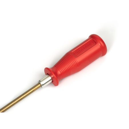 Шомпол ЧИСТОGUN латунь, диаметр 6 мм, калибр .27-.34 резьба папа 12/28 (папа), длина 90 см