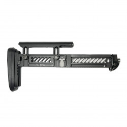 Телескопический нескладной приклад ПТ-1 с вырезом под колодку для АК-74/АКМ