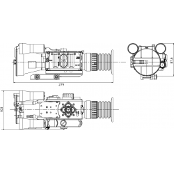 Тепловизионный прицельно-наблюдательный комплекс SHEITAN MK2 100 LF640 (50Гц объектив 100мм)