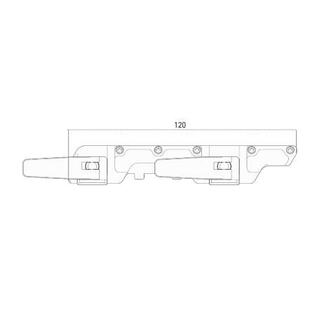 Быстросъемный кронштейн с креплением Weaver/Blaser R8/R93 под LM Prism (еврошину) прицела