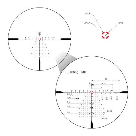 Оптический прицел Vector Optics 34мм FFP Continental x10 1-10x28 ED RAR-C