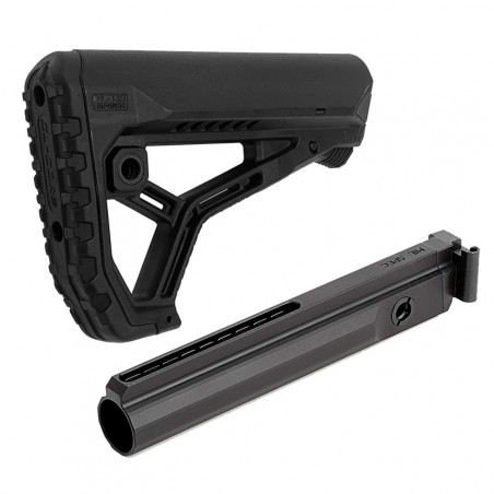 Комплект из адаптера приклада с трубой CG701 прикладом GL-CORE для АК/Сайга исп. 030