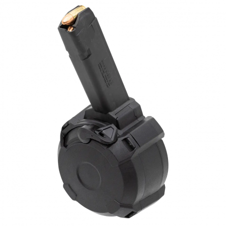 Magpul MAG1033-BLK PMAG D-50 GL9 Black Drum 50rd для 9 mm Luger Glock Double Stack Variations