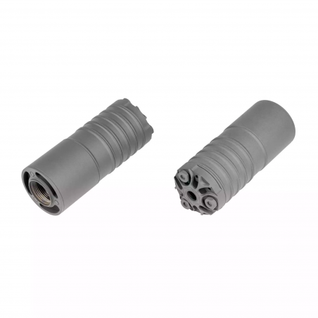 Укороченный ДТКП калибр 5,45, резьба М24x1,5, сталь, 6 камер