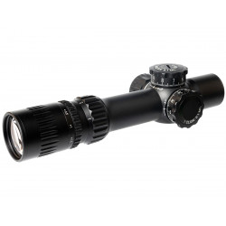 Прицел March-F 1-10x24 Shorty DR-1 FFP+SFP 30 мм, с кронштейном