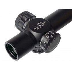 Прицел March-F 1-10x24 Shorty DR-1 FFP+SFP 30 мм, с кронштейном