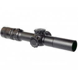 Прицел March-F 1-10x24 Shorty DR-TR1 FFP+SFP 30 мм, с кронштейном
