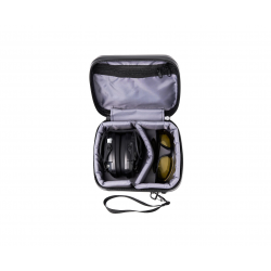 Кейс KNOCHBLK под наушники и очки Garry Zonter 21,5x16,5x9,5 см, черный