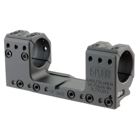 Кронштейн SPUHR Scope Mount 30мм на Picatinny, высота 15мм, 6 MIL/20.6 MOA
