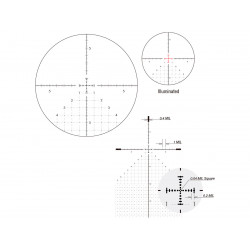 Оптический прицел March-F 3-24x52 FML-T1 FFP, подсветка