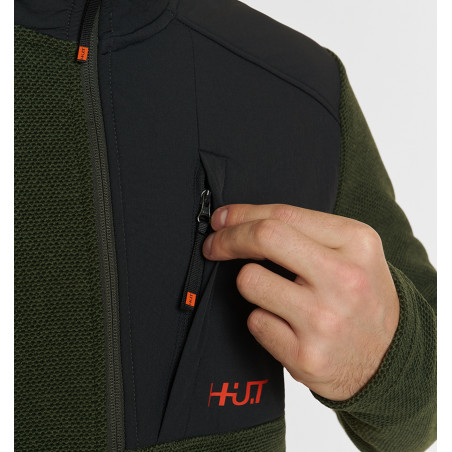 Джемпер мужской H.U.T. Urman, флисовый, хаки