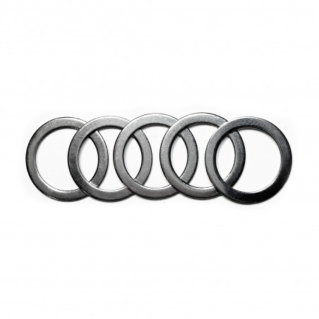 Комплект из 5 регулировочных шайб толщиной 1 мм для подгонки ДТК на резьбе 24х1,5