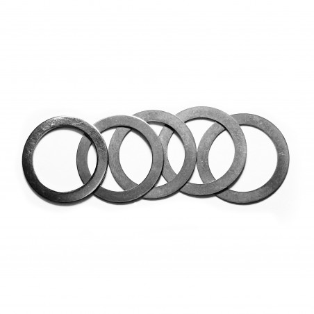 Комплект из 5 регулировочных шайб толщиной 0,25 мм для подгонки ДТК на резьбе 24х1,5