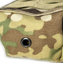 Закрытый подсумок для двух магазинов АК/AR "Кварц", мультикам