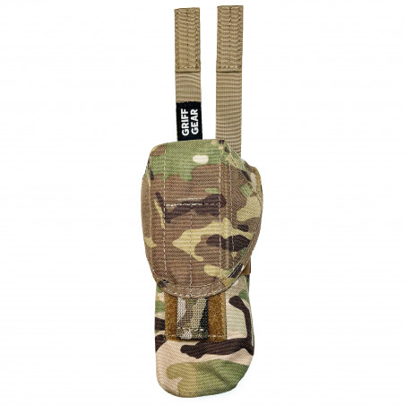 Закрытый подсумок для двух магазинов АК/AR "Купол", мультикам