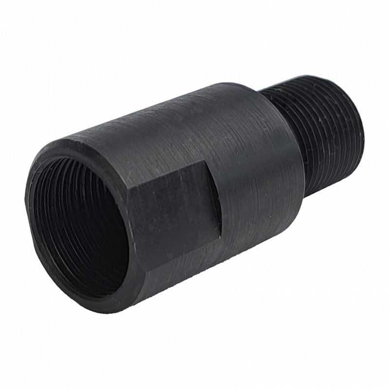 Переходник для Blaser R8  резьбы с 1/2-20 на 14х1 (левая резьба)