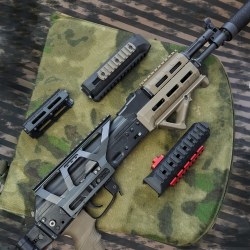 Цевье K.Arma для АК-74/Сайга с планками Пикатинни и слотами M-LOK, Black