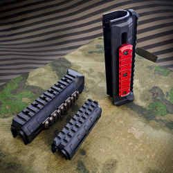 Цевье K.Arma для АК-74/Сайга с планками Пикатинни и слотами M-LOK, Black