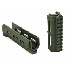 Цевье K.Arma для АК-74/Сайга с планками Пикатинни и слотами M-LOK, Black