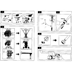 Сошки Vanguard EQUALIZER 1QS на антабочный винт, 180-260 мм