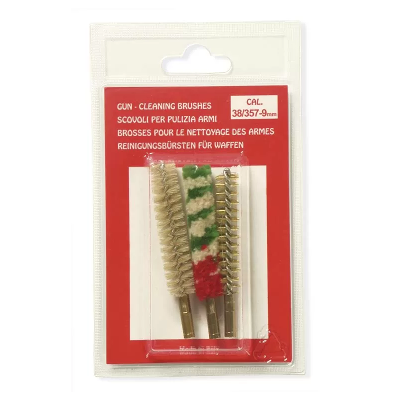 Набор ершиков Stil Crin 3 шт. (пуховка, щетинный, латунный), кал. 6мм (6,35/6,5/243), резьба 5/40 (мама)