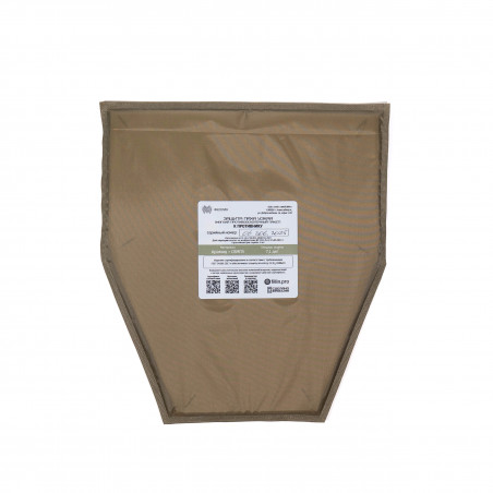 Противоосколочный пакет из СВМПЭ + Арамид  для модуля защиты паха Узкий по классу С2