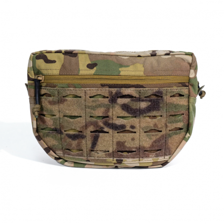 Напашный подсумок с креплениями (велкро/molle/ поясная стропа), мультикам