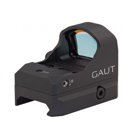 Коллиматор Gaut Tourmaline 1x24x17, открытый, точка 3 МOA красная, Weaver