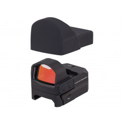 Коллиматор Gaut Tourmaline 1x24x17, открытый, точка 3 МOA красная, Weaver