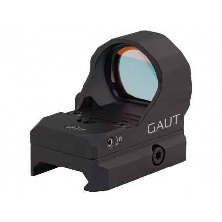 Коллиматор Gaut Tourmaline 1x26x22, открытый, точка 3 МOA красная, Weaver