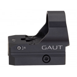 Коллиматор Gaut Tourmaline 1x26x22, открытый, точка 3 МOA красная, Weaver